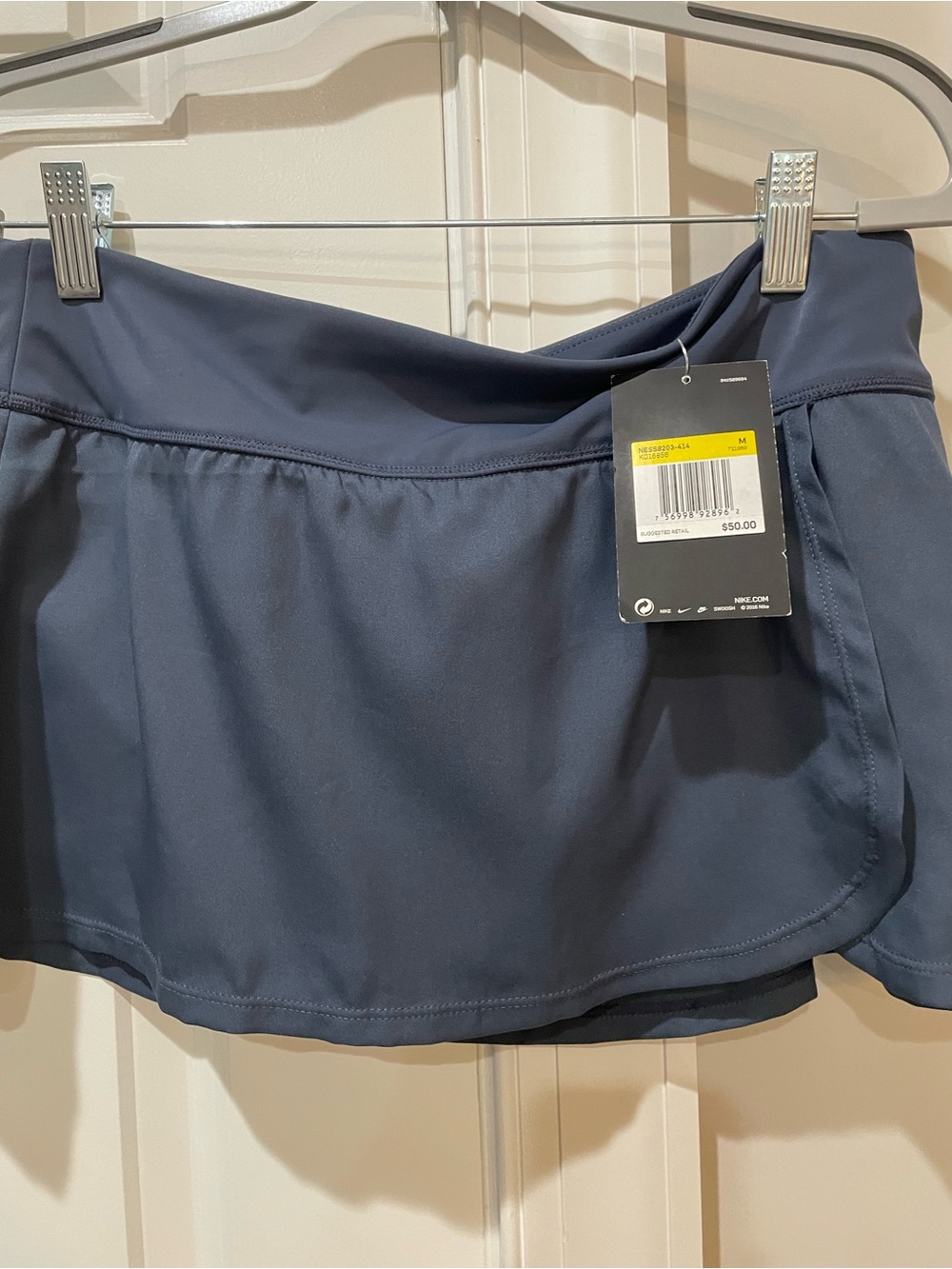 NWT Nike Women’s gray swim skirt